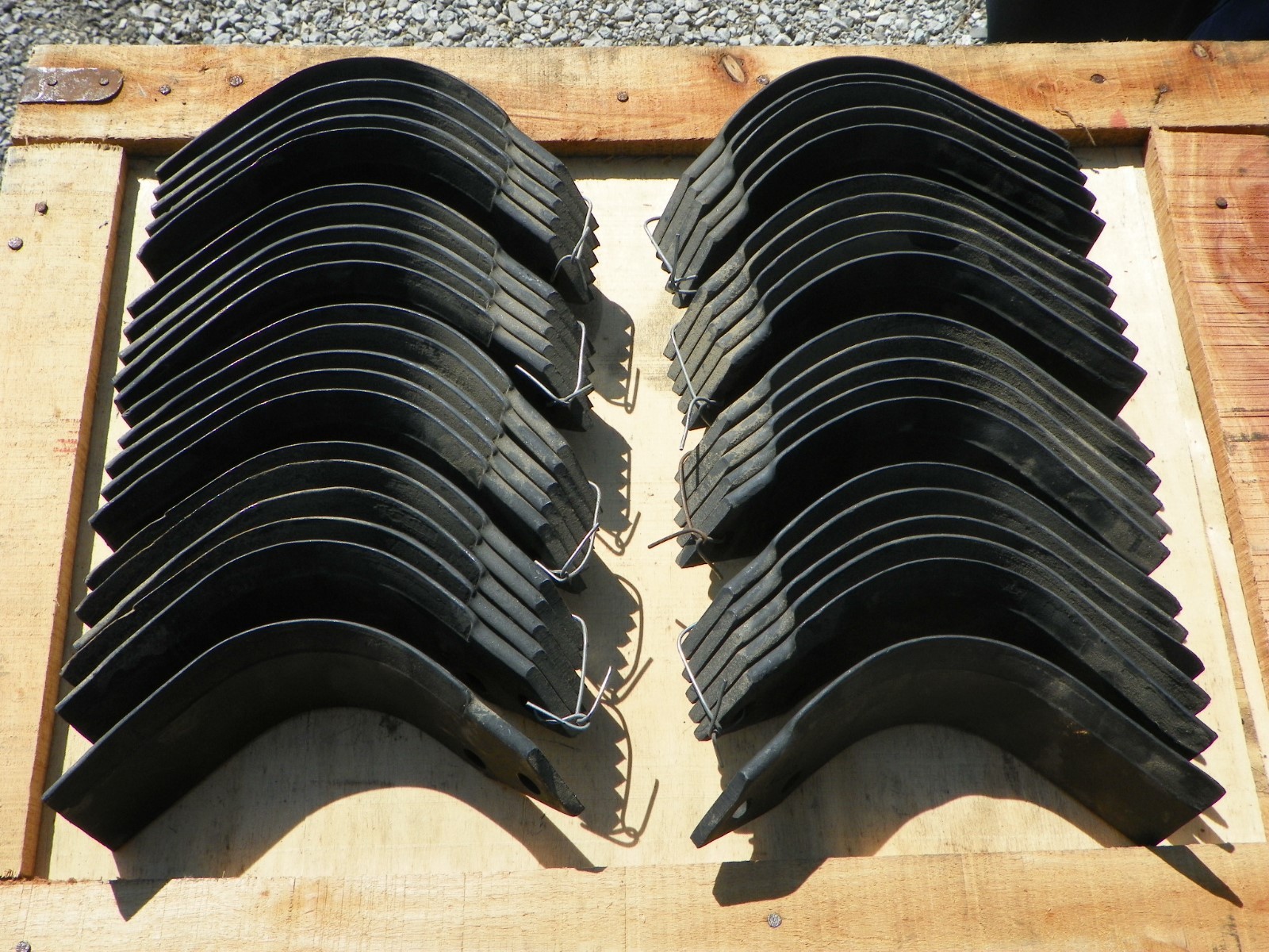 Agric Replacement Tiller Tines Code 04503303 & 04503400 Full Set 70" Machine