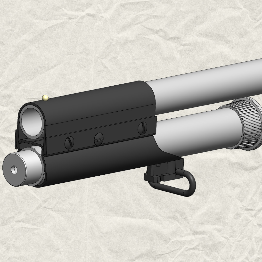 Remington 870 - Bayonet Adapter (Ohio National Guard version) - reproduction