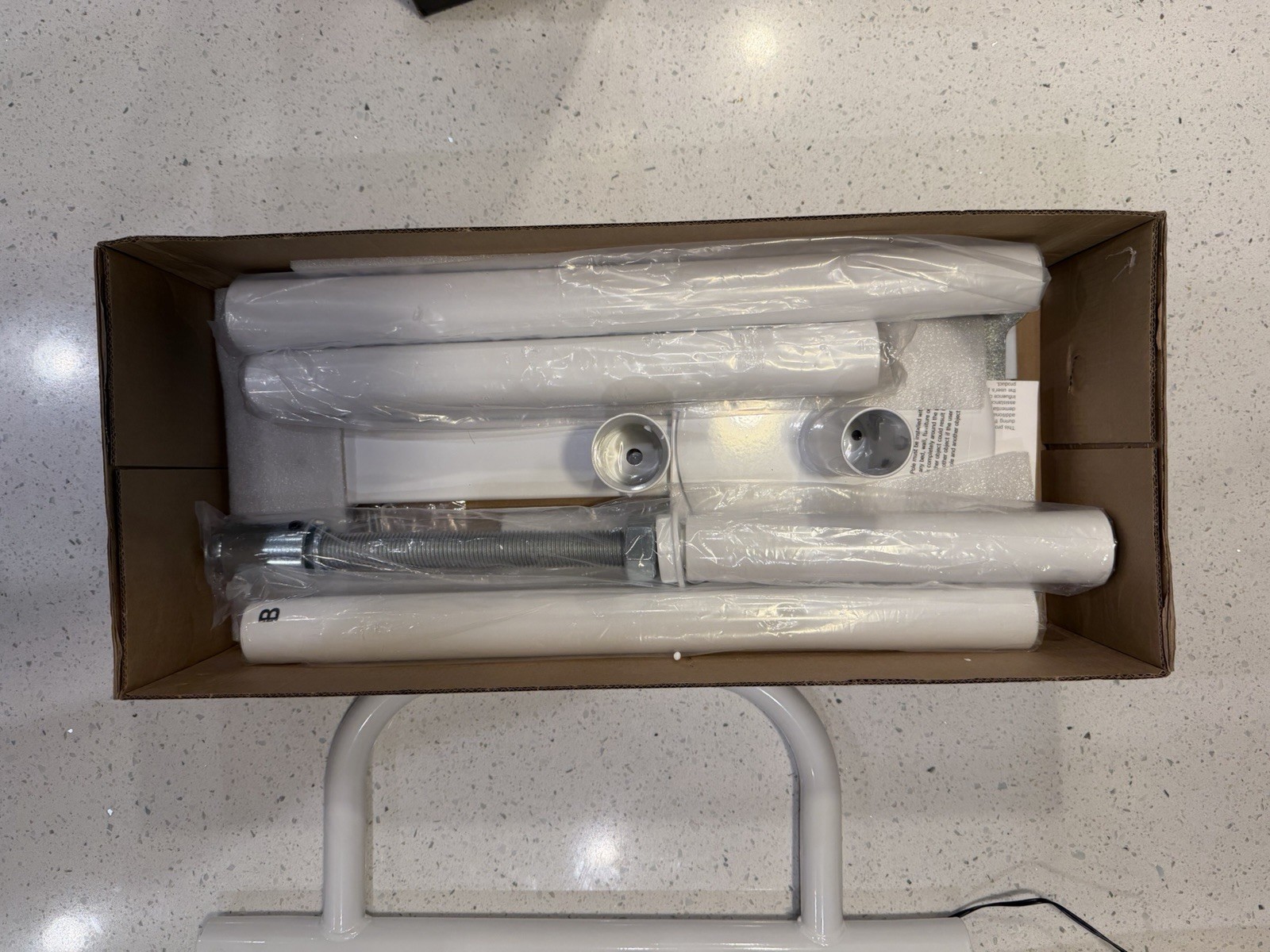 Wonder Pole Lite, Adjustable Floor to Ceiling Safety Grab Bar with Security Supp