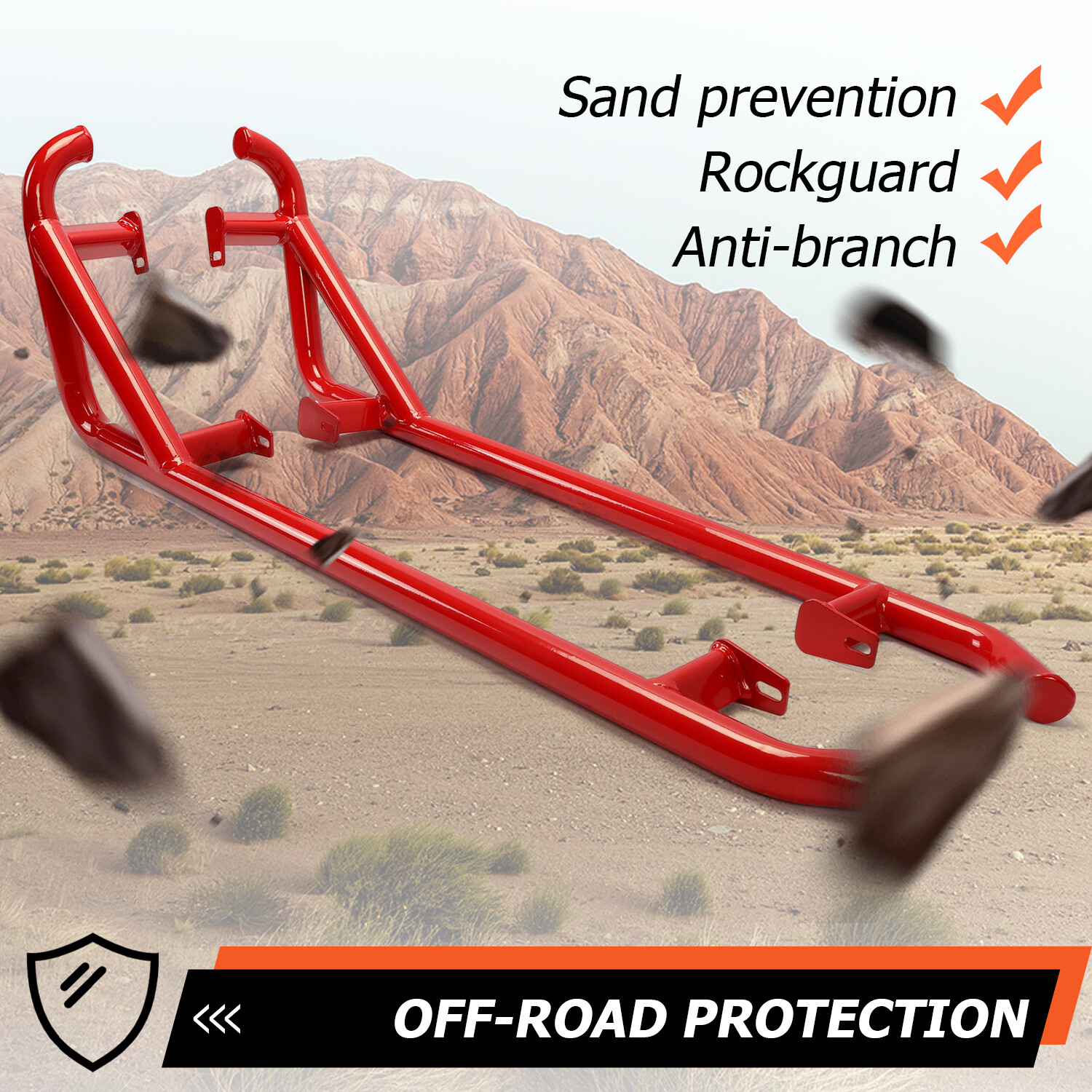 Side Steps Nerf Bars Rock Slider For 14-22 Polaris RZR XP 1000 900 Trail 2Dr UTV