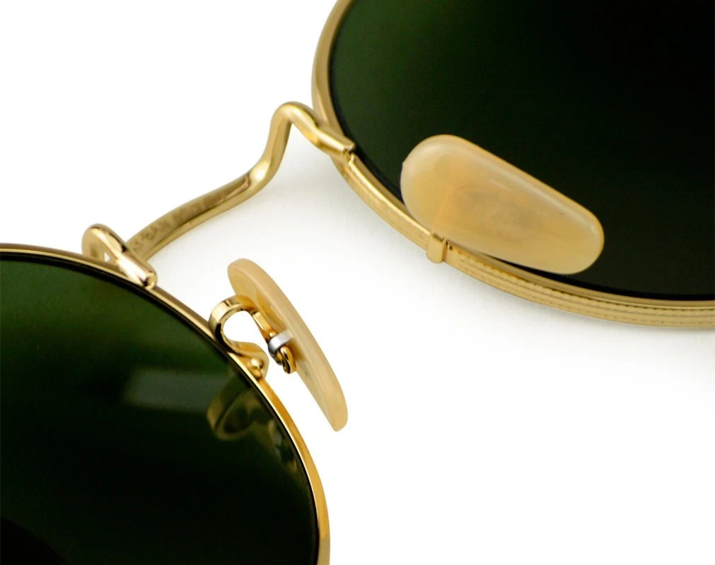 Ray-Ban Sunglasses RB3447 Round Metal Gold Frame Green Classic Lens 50mm Unisex