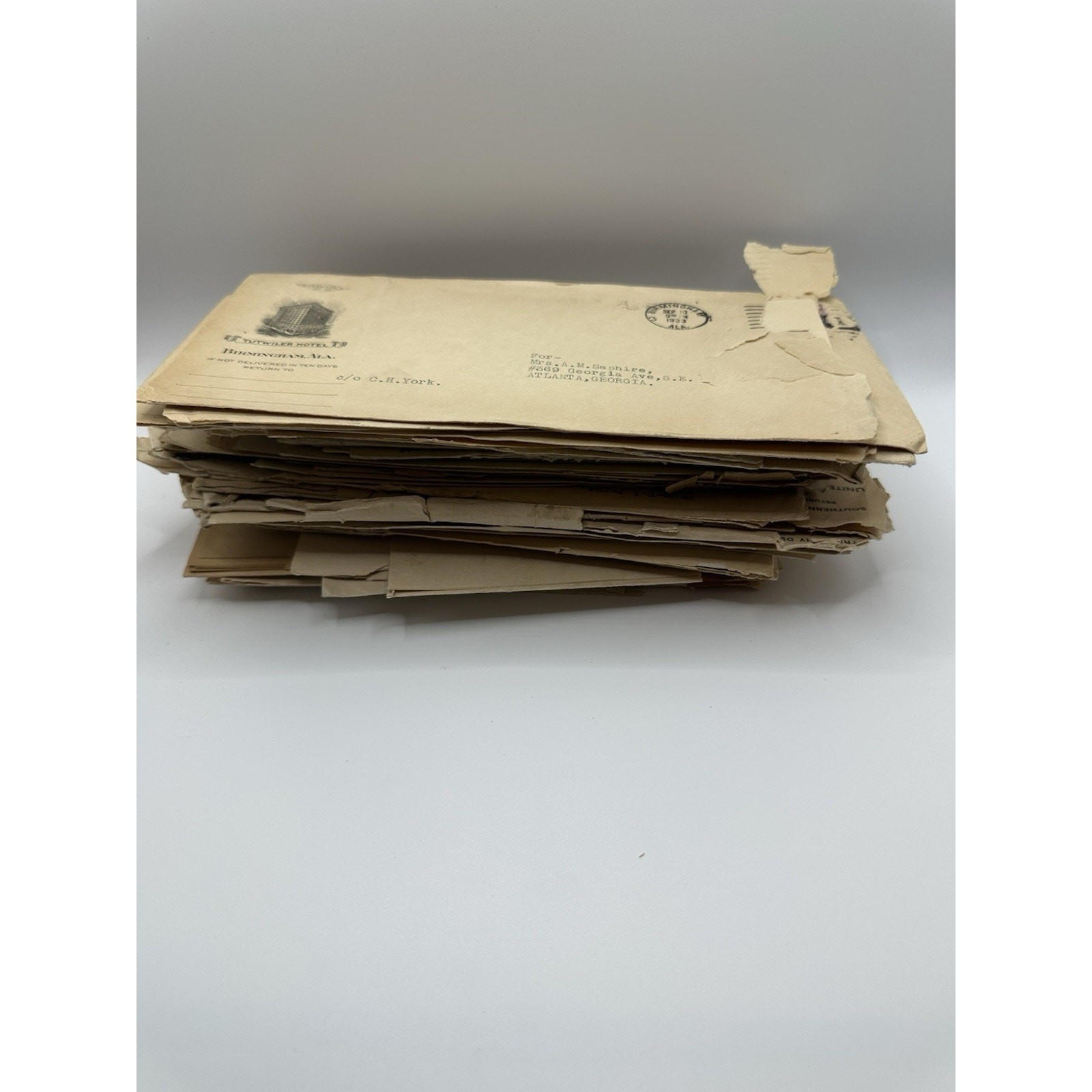 Approxx 50-60 Rare Mostly 1920’s & 1930’s Letters w/ Envelopes & Stamps Lot
