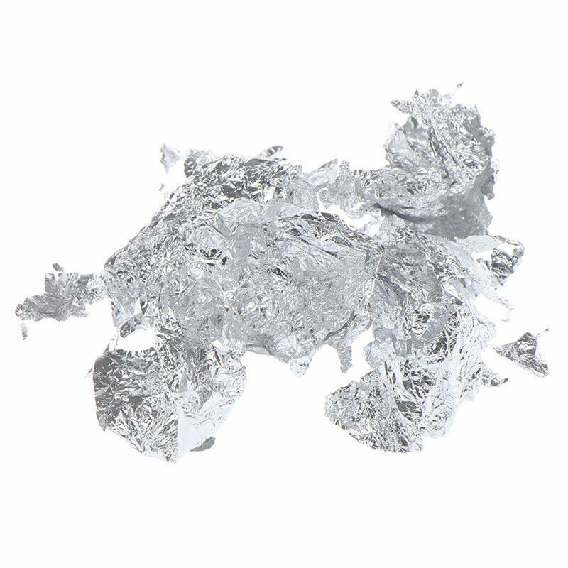 Edible Grade Genuine Pure Silver Leaf Schabin Flakes Art Cake Decorating Tools
