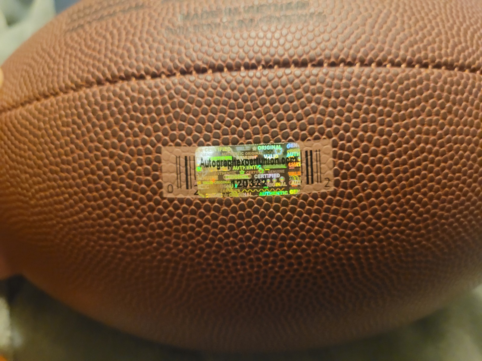 Sam Darnold Autographed Wilson NFL Football - With CoA