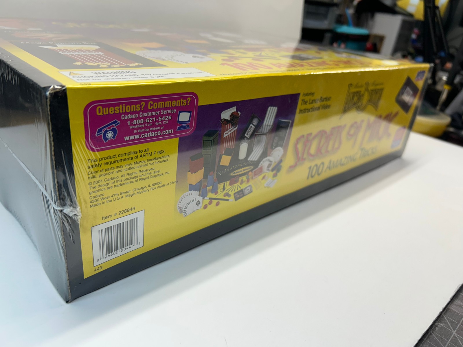 Lance Burton Secrets of Magic 100 Amazing Tricks Set RARE 2001 NIB SEALED