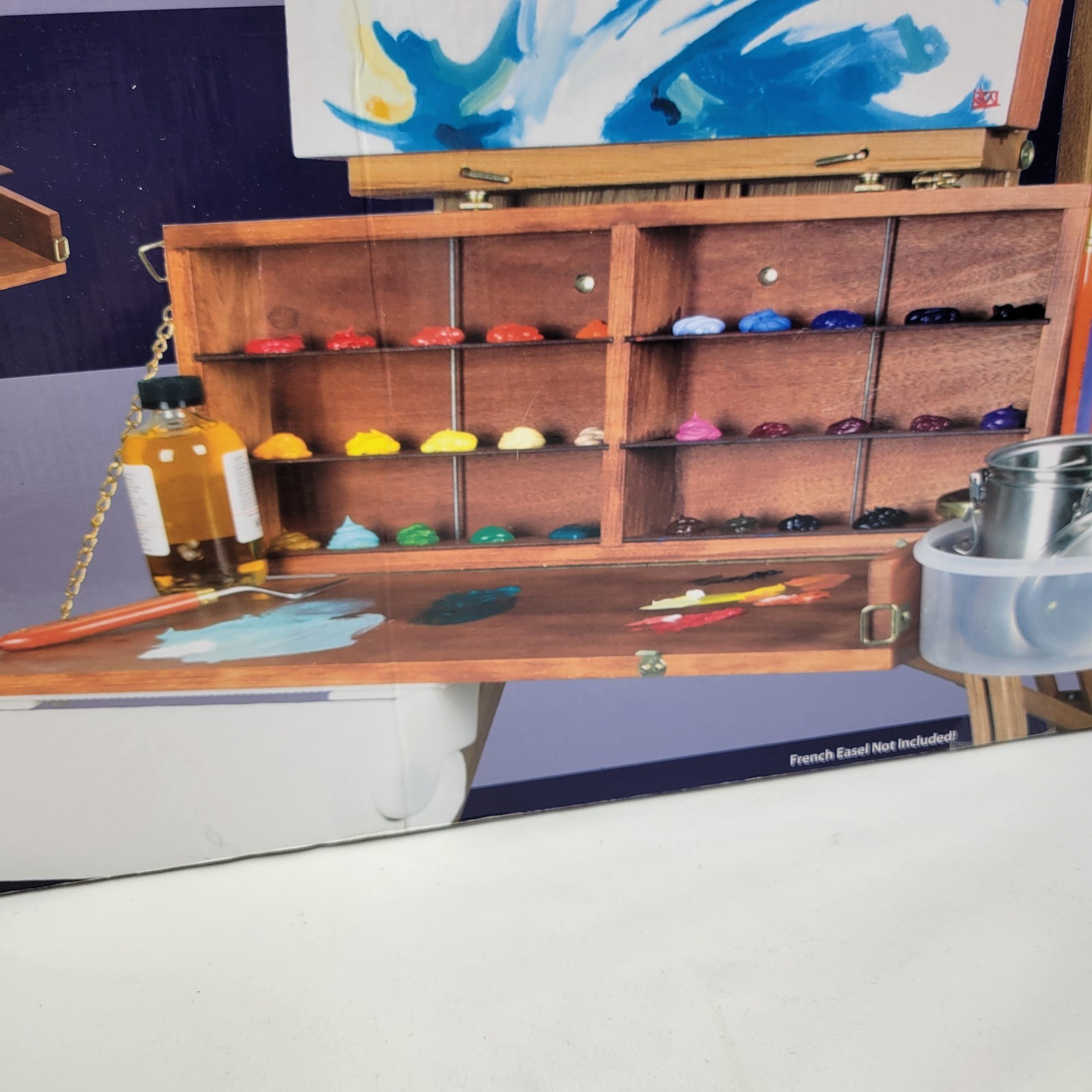 Dan Helsel's Painter's Palette Box Foldable for Plein Air French Easel