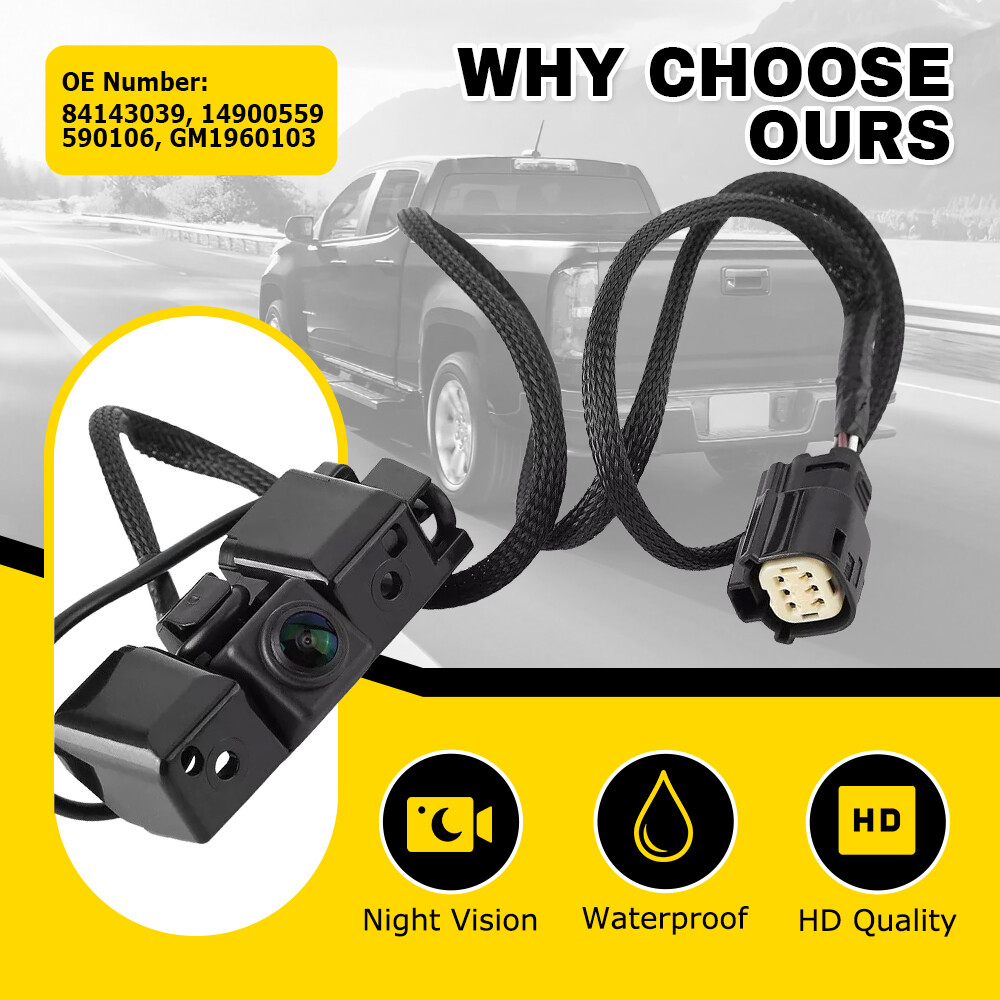 For 2015-2022 Canyon Colorado Rear View Park Assist Back Up Camera 84143039