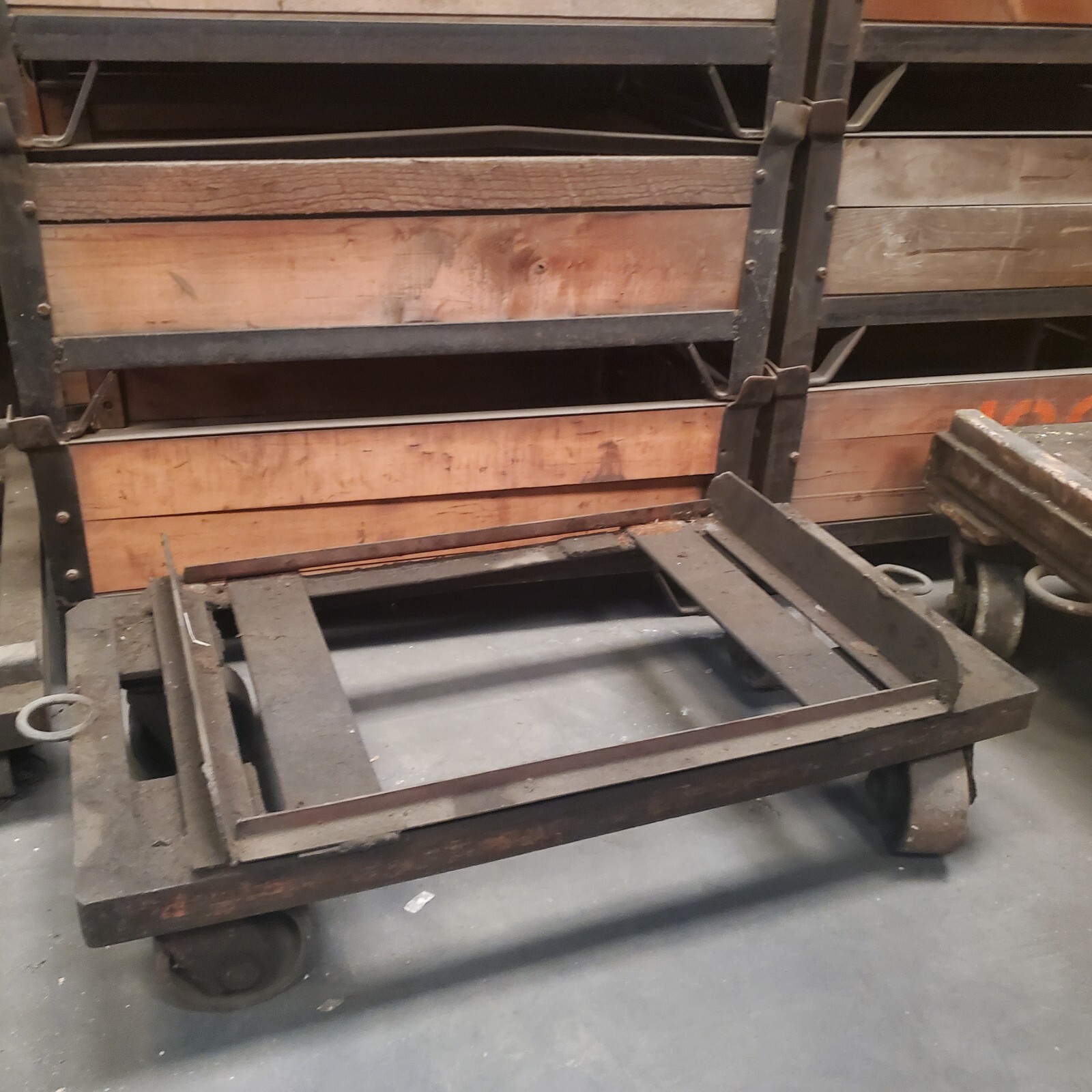 Heavy Duty Steel Industrial Cart Warehouse Material Handling Carts - NO SHIPPING