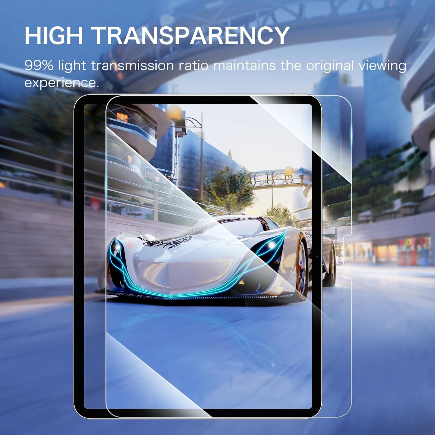 [2 Pack] Screen Protector for iPad Pro 13-inch (M4) 2024 9H Tempered Glass Film