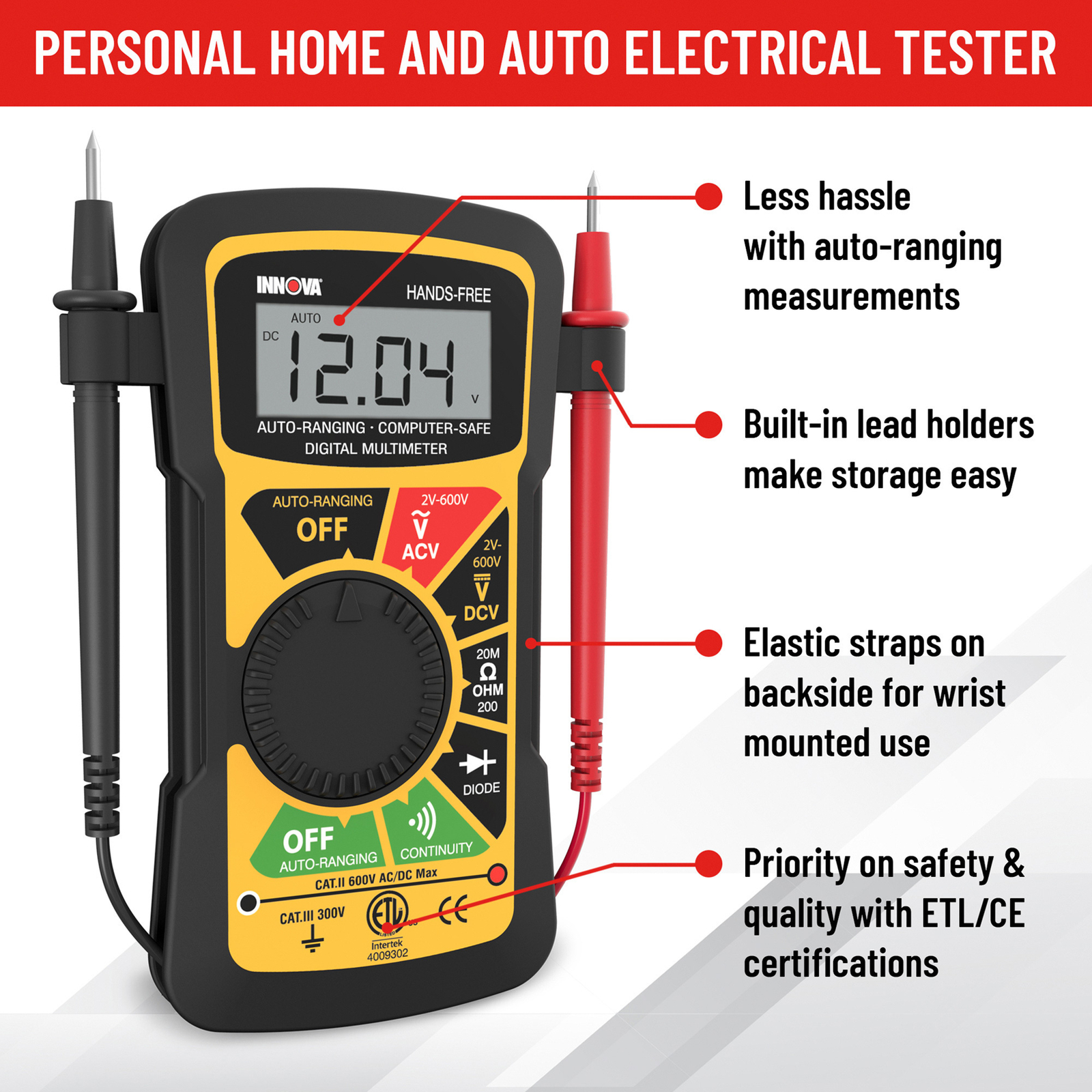 Innova Digital Multimeter, Model# 3300
