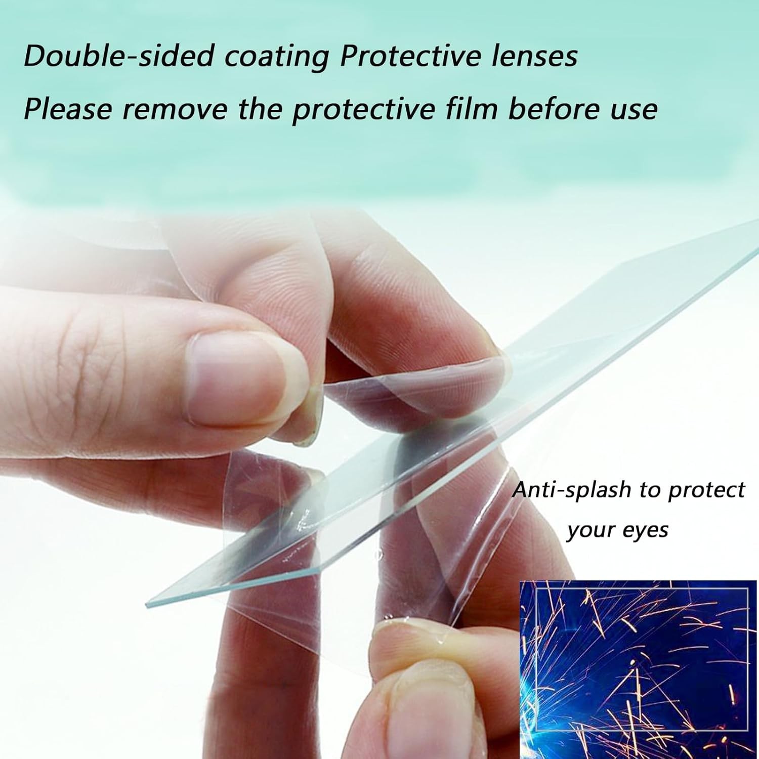 4.5 X 5.25 Welding Helmet Cover Lens 10 or 20 Pcs Outside Replacement Clear Lens