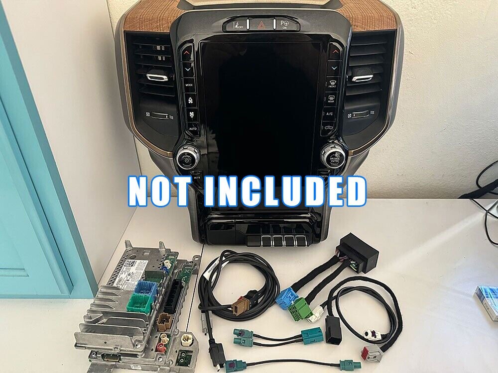 RAM 12" UCONNECT 5 RADIO INTEGRATION PROGRAMMER + SECURITY BYPAS CABLE