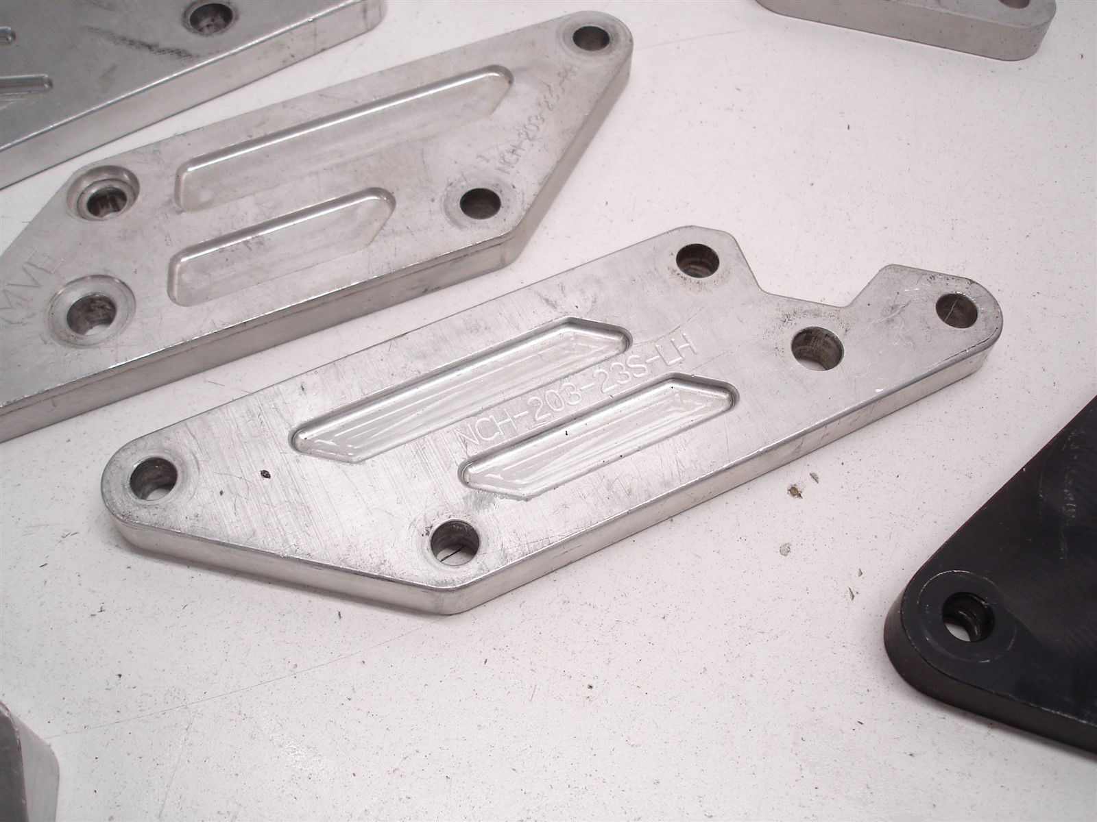 15 NASCAR ROUSH RACING BILLET ALUMINUM BRACKETS / HURST SHIFTER MOUNTS ETC