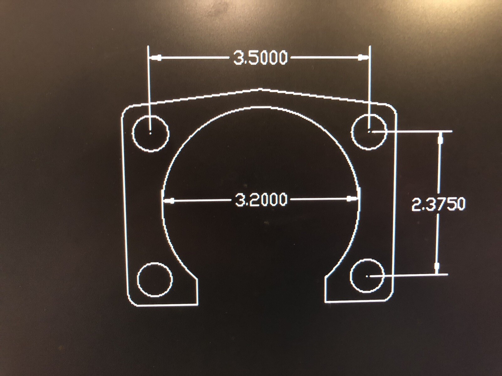 9" Inch Ford Big Ford Old-Style 1/8 Axle spacer Plates, backing plate replacemet