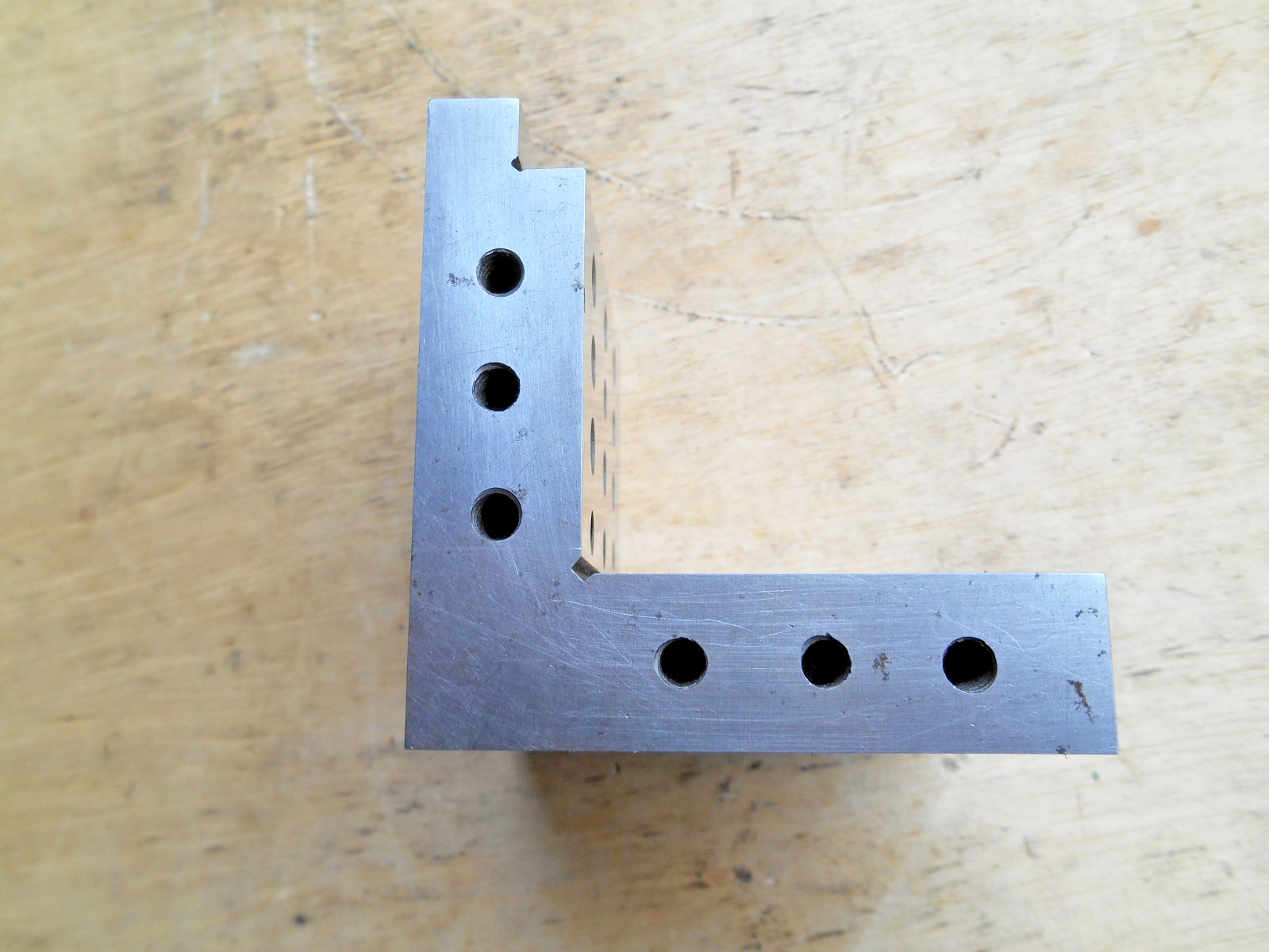 MACHINISTS RIGHT ANGLE SET UP STEP V-BLOCK , 3 x 3 x 3" x 3/4"