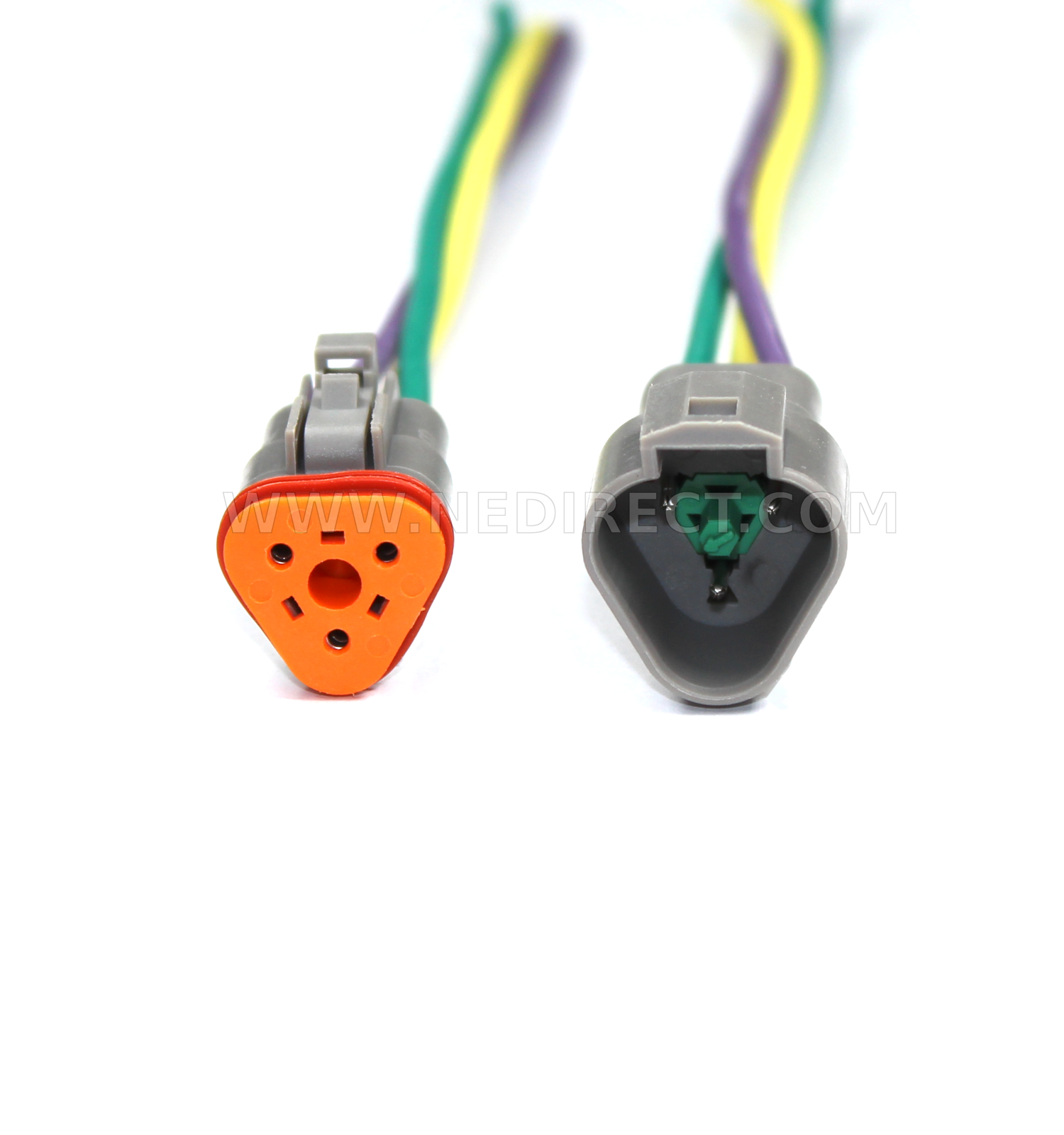 Assembled Deutsch 2,3,4,6,8,12 Pin,12, 14, 16 & 18 AWG waterproof connector