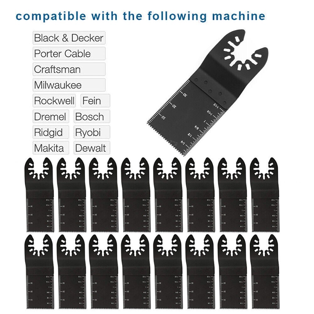 10-50Pcs Oscillating Multi Tool saw blades Wood Metal Cut Cutter For Dewalt Fein
