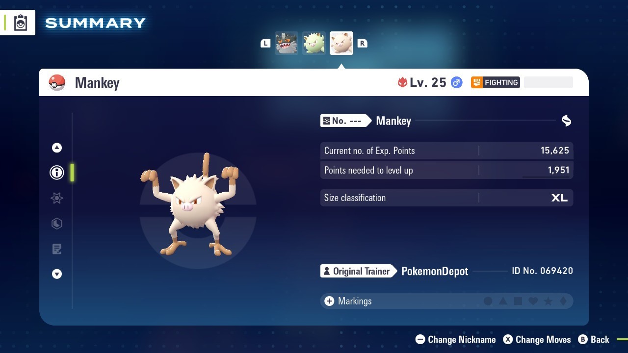 6IV Untouched Shiny Mankey Pokemon Legends ZA *SAME DAY*