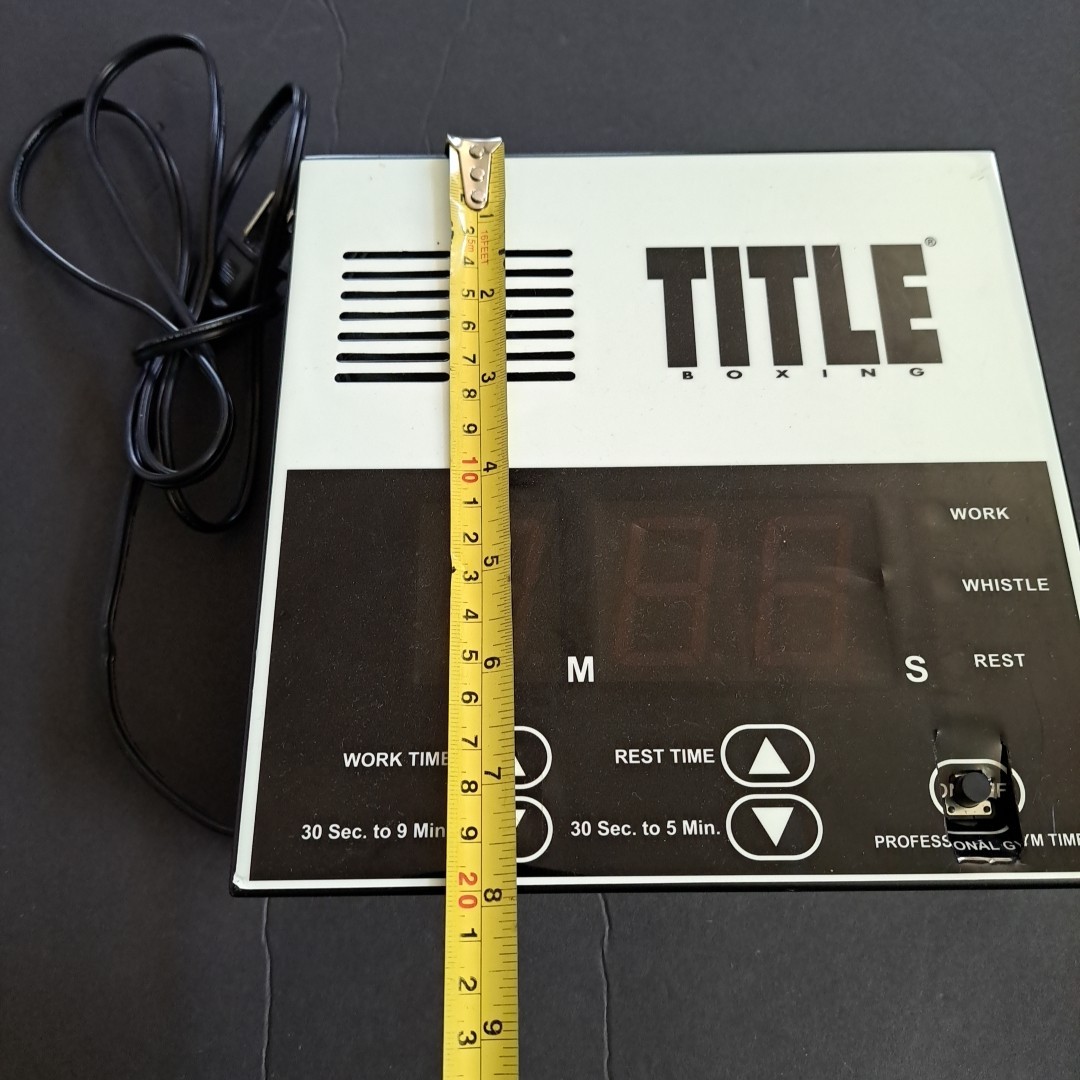Professional Digital Gym Timer by Title, 2" LED Display 8"x3"x8" - Not Working