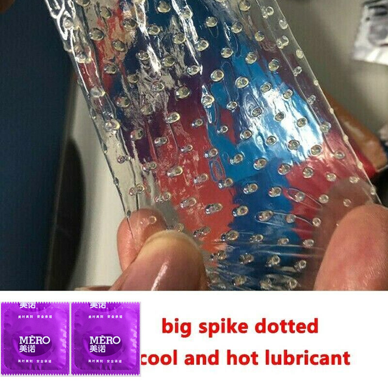 10Pcs Condoms Tight 52Mm Spike Small Size Ultra Thin Latex Condom Men Products
