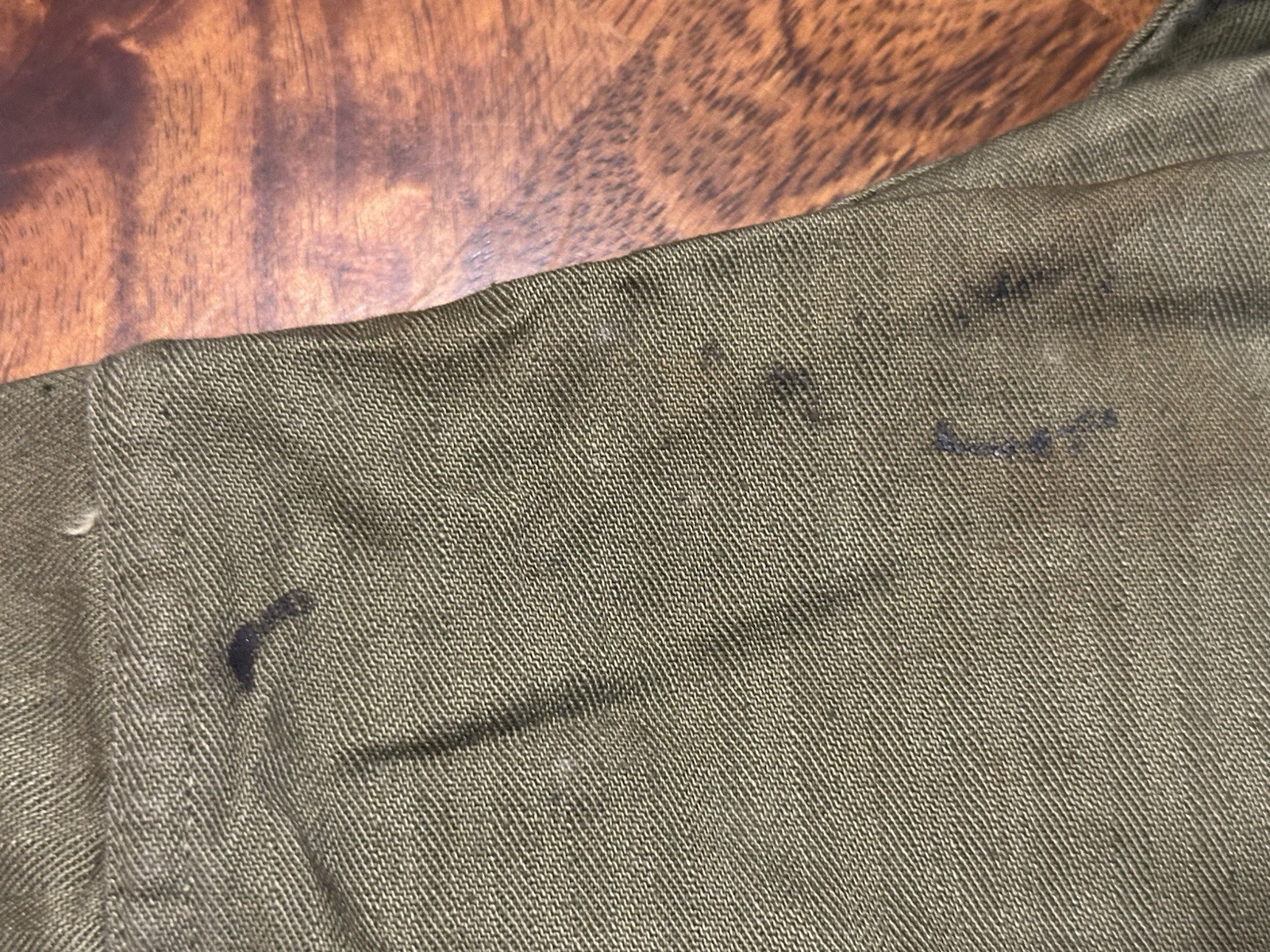 Korean War Era Fatigues HBT Herringbone Twill Shirt + Trousers & Belt
