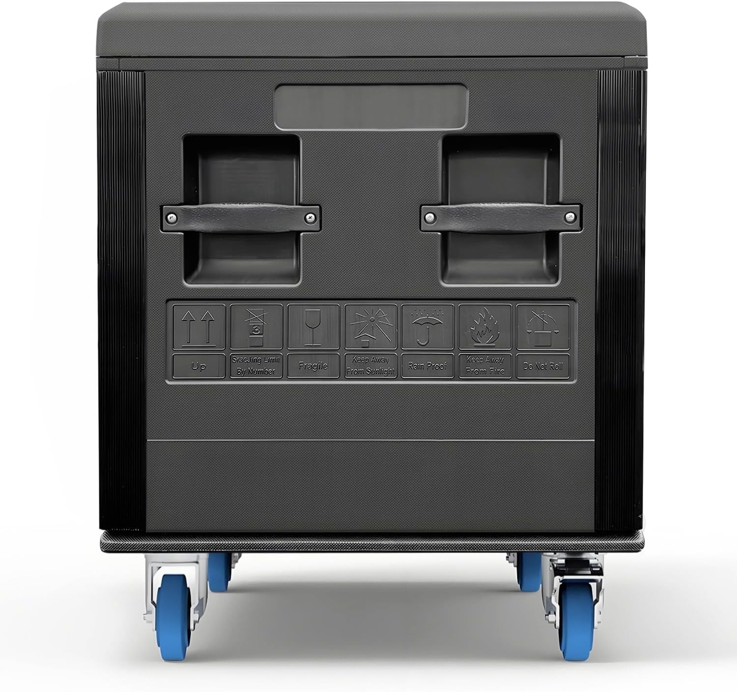 44" x 22" x 24" Utility Multipurpose Trunk ATA Road Case with Wheels and Divider