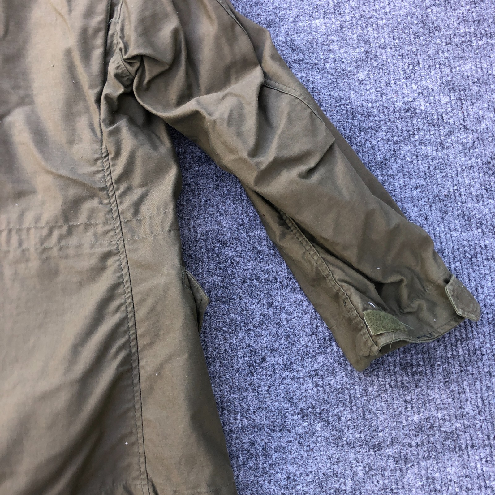 US Military Jacket Men Medium Regular OG 107 Field Coat Cold Weather Paint