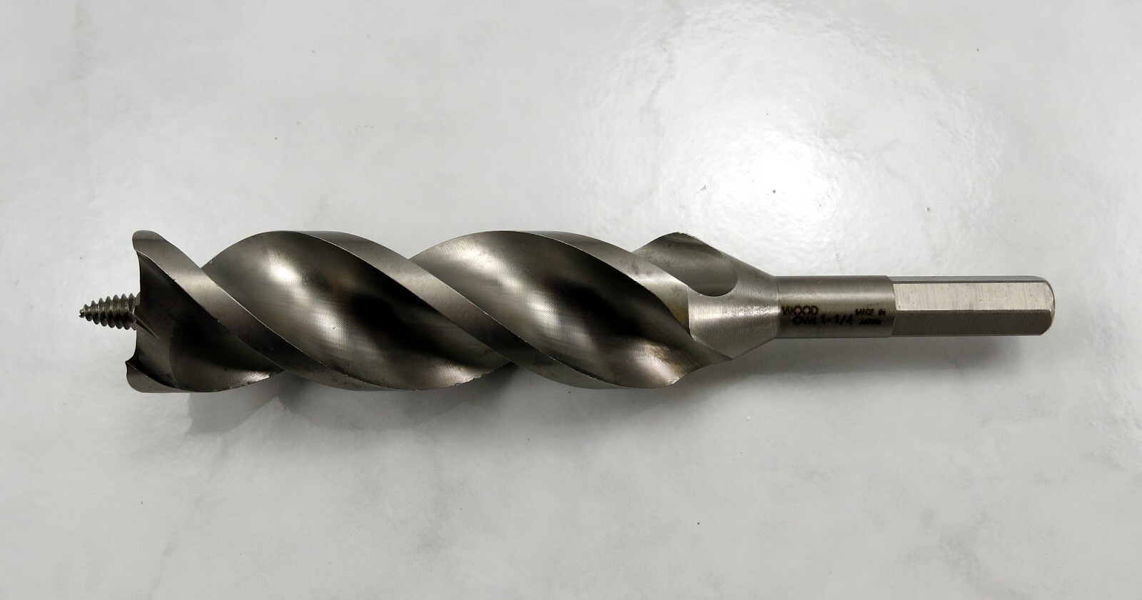 WoodOwl 09717 Tri-Cut 1-1/4-Inch by 7-1/2-Inch Ultra Smooth Wood Auger Bit