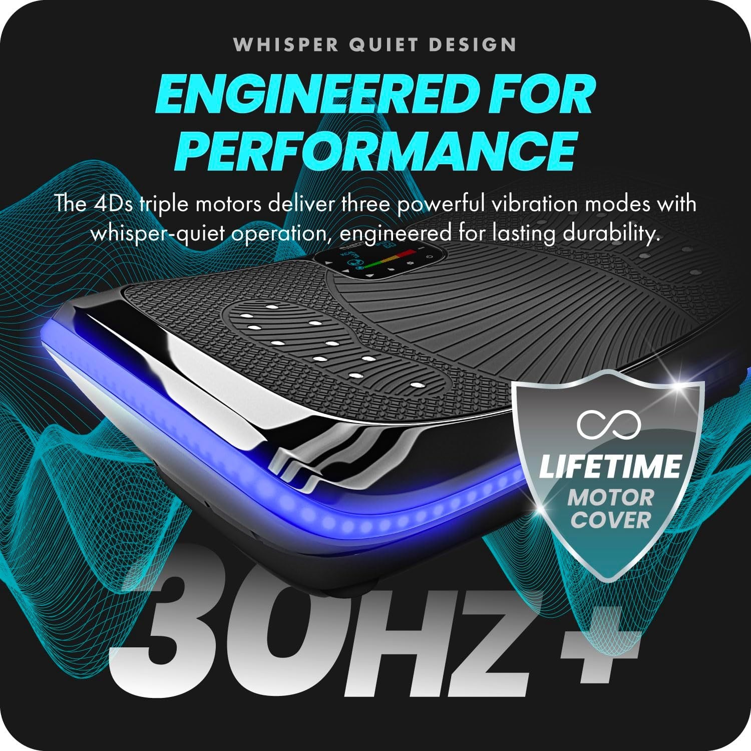 Bluefin Fitness 4D Triple Motor Vibration Plate