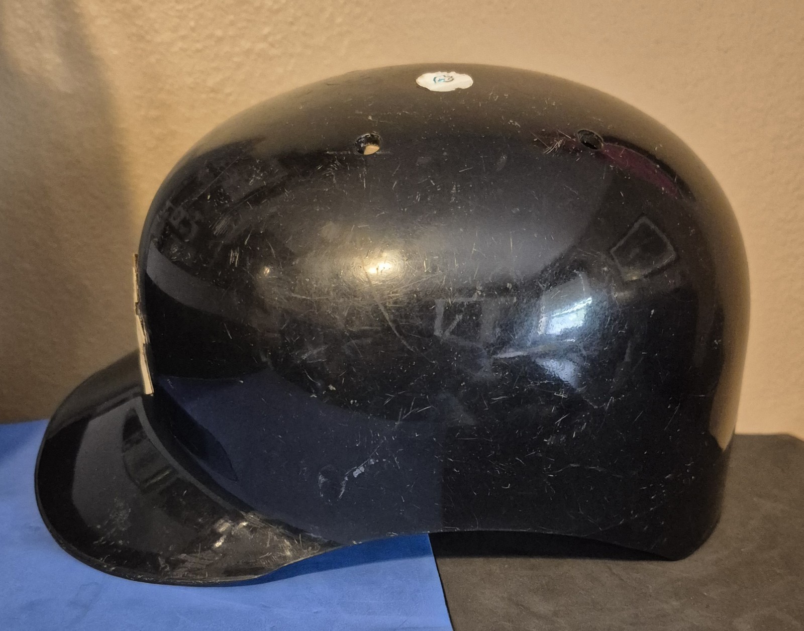 New York Yankees Game Used Worn Batting Helmet