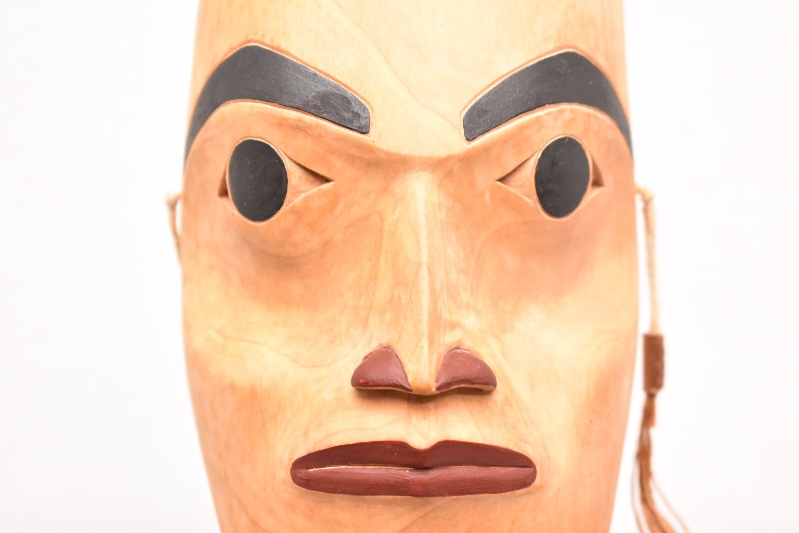 SMALL TLINGIT CARVED & PAINTED WOOD MASK TSIMSHIAN TRIBAL NORTHWEST COAST-