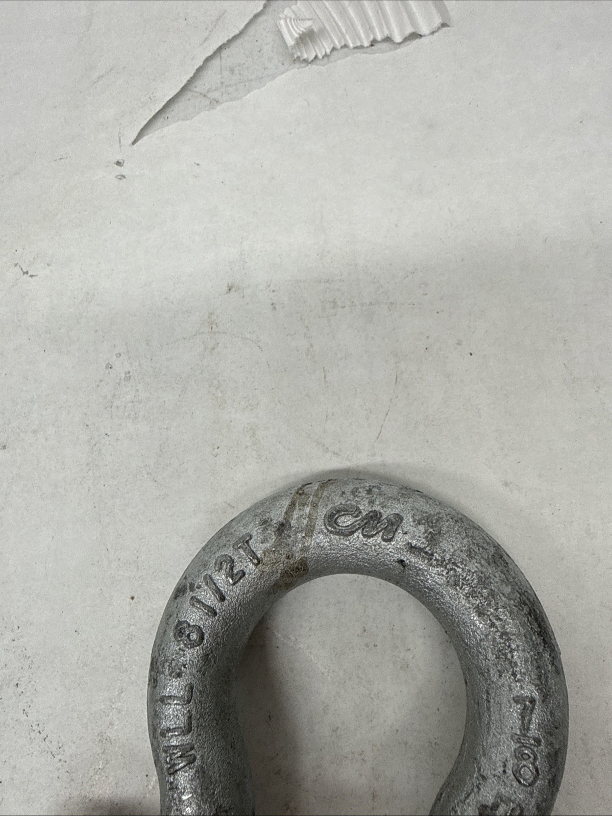 CM 22mm 7/8 WLL 8-1/2T - 1 in. Screw Pin Anchor Shackle Carbon Steel