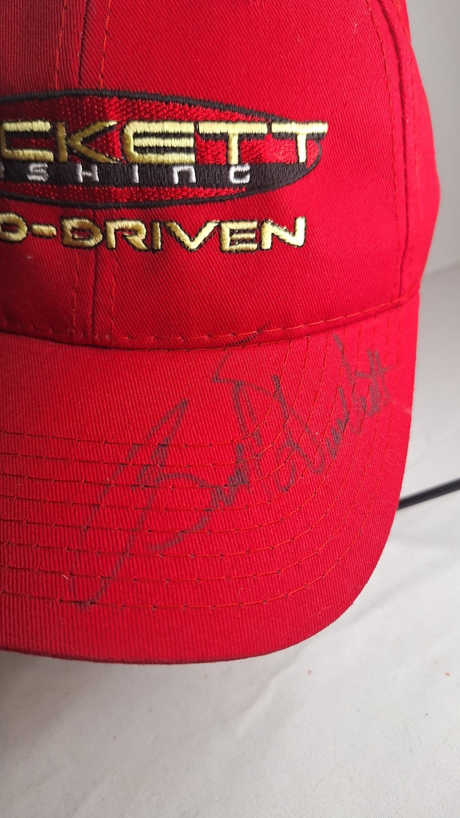 Duckett Fishing Pro Driven Signed Hat Autographed Boyd Duckett