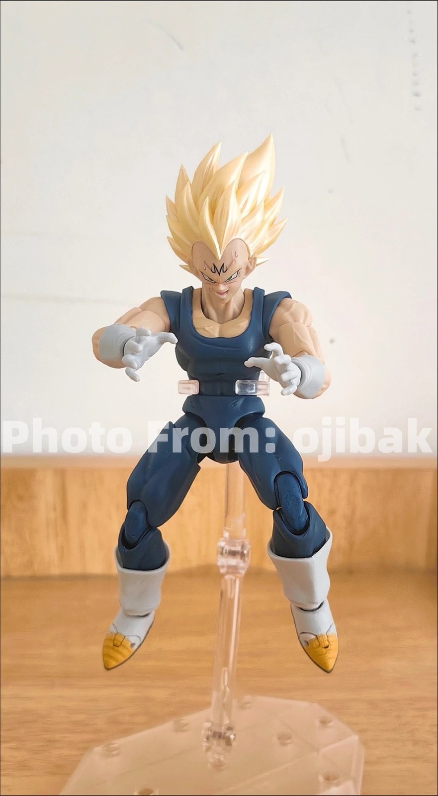 Black Hole & TK Toys Majin Vegeta Blue SOLEMN VALOR (Version A) Action Figure