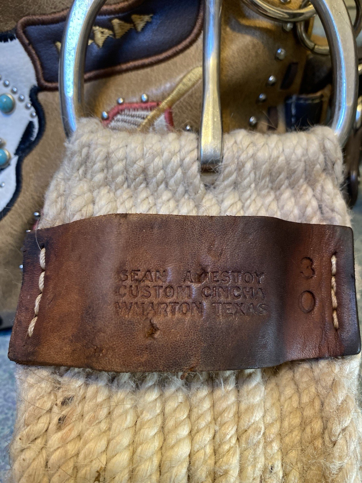 Lot of 3 Western Cinches Classic Equine Mohair-Alpaca 30” Billy Cook 32” and 30”