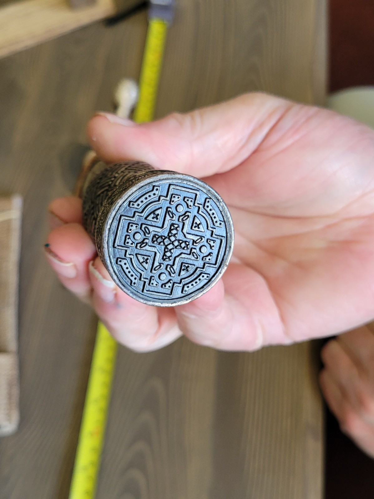 UNIQUE! Vintage Nickle Silver Dagger with Sheath & Frog! Spanish?