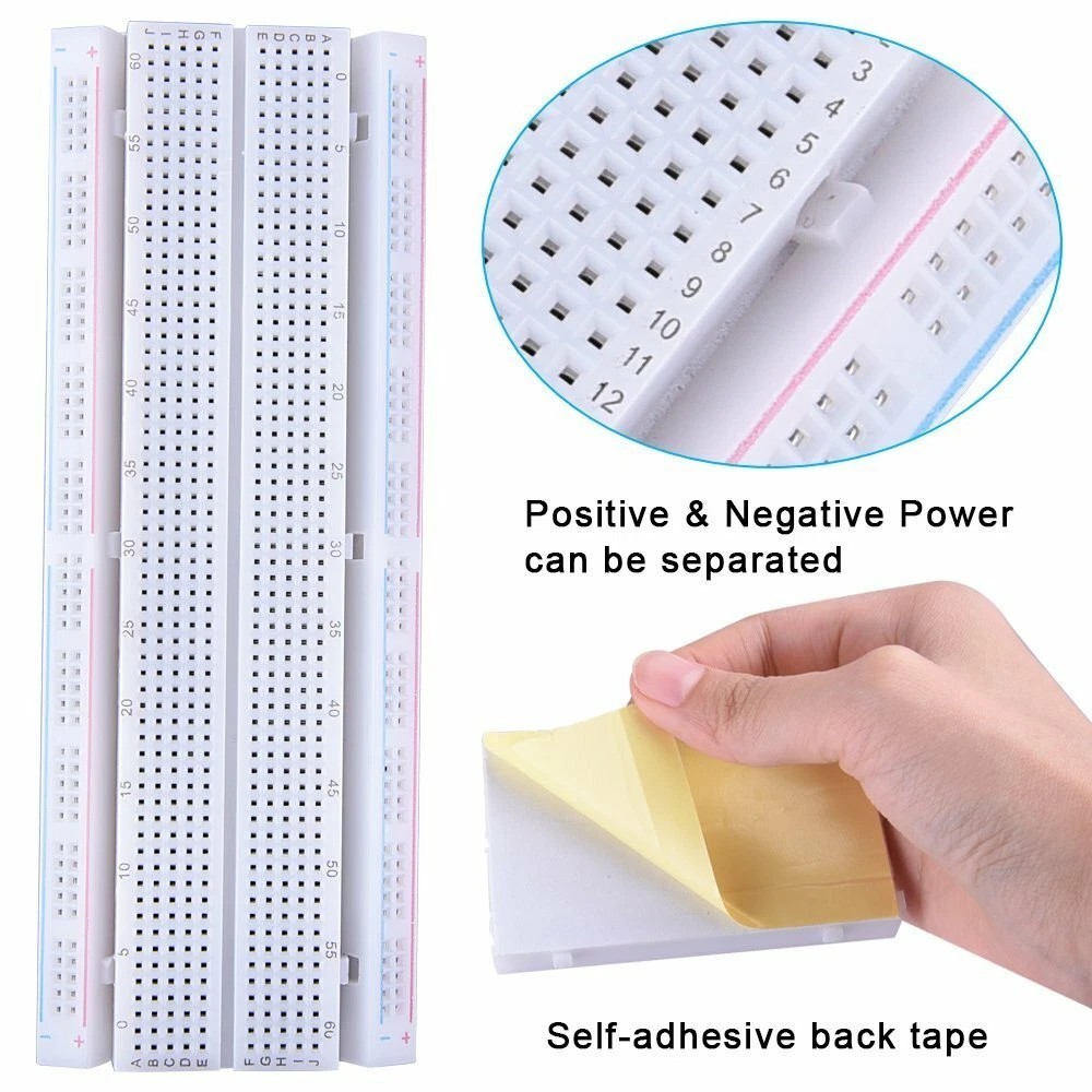 Electronics Component Basic Kit with 830 tie-points Breadboard Resist for UNO R3