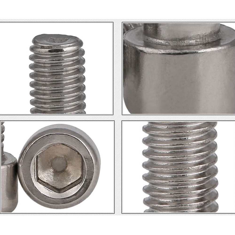 M3 M4 M5 M6 M8 Stainless Steel Allen Bolt Socket Cap Screws Hex Head DIN 912