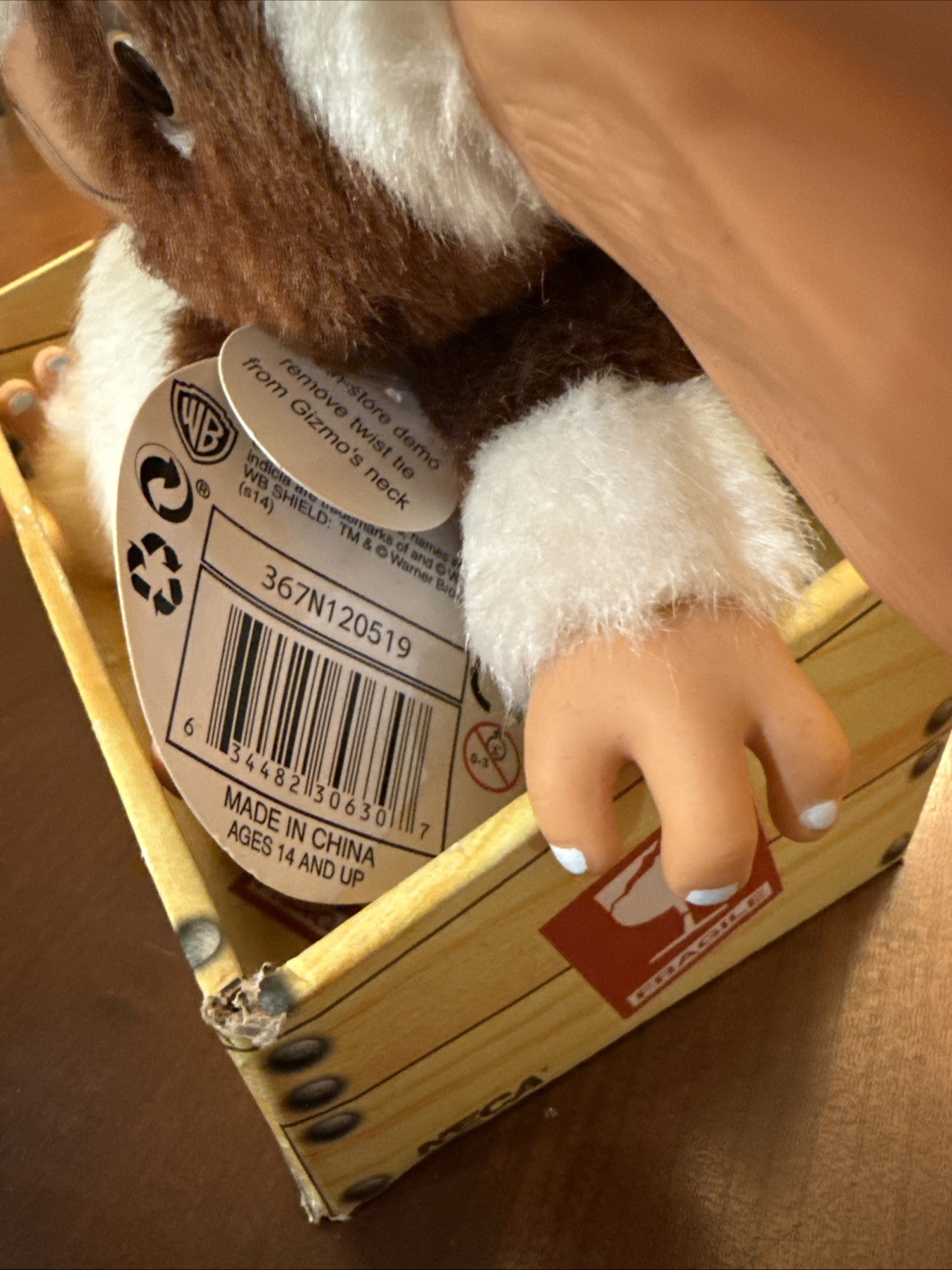 NECA Gremlins Dancing Gizmo Plush Doll With Sound 6"