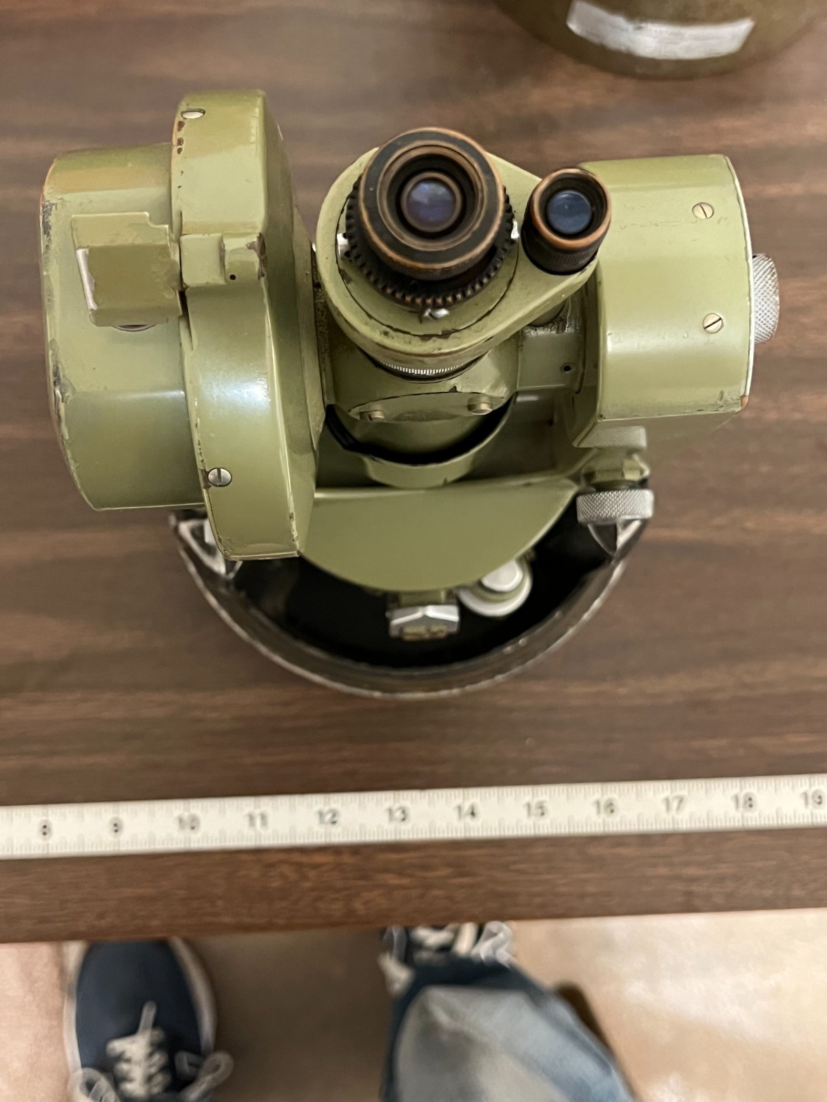 Wild Heerbrugg Theodolite T16 Survey Instrument w/ Case and Backpack - Good Cond