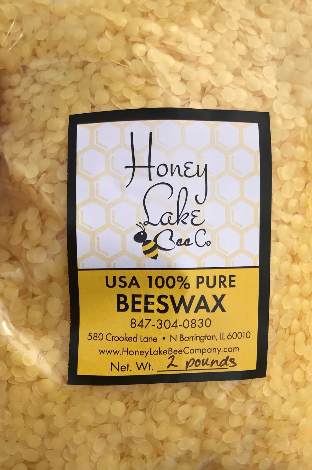 Beeswax Pellets, Yellow or White 100% USA Beeswax, Triple Filtered, Cosmetic