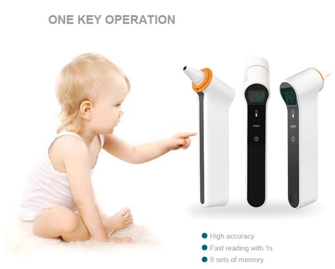 Infrared Non-Contact Forehead Thermometer FDA CE Medical Grade Babies Adult