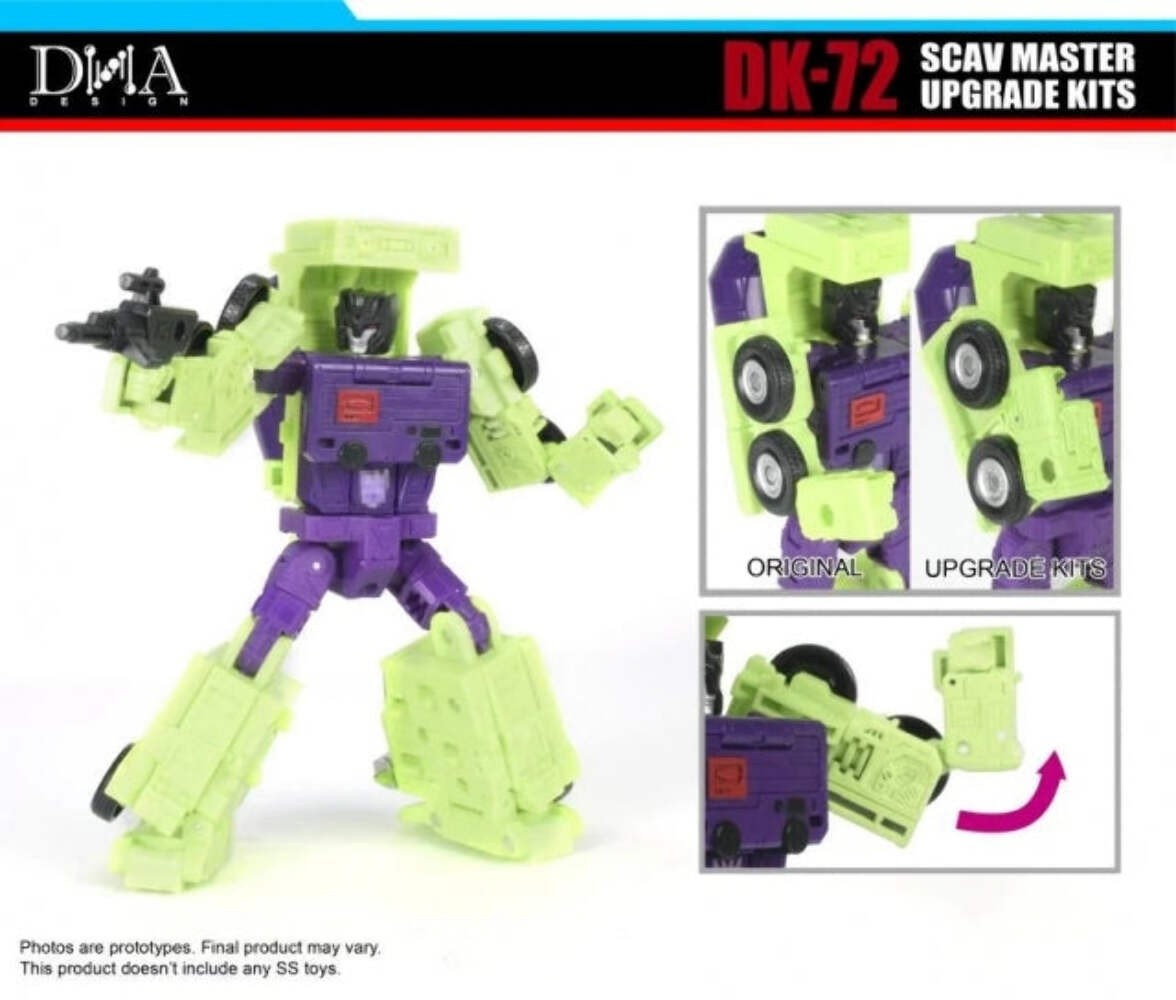 DNA Design DK-72 Scav Master Upgrade Kit SS Scavenger US SELLER