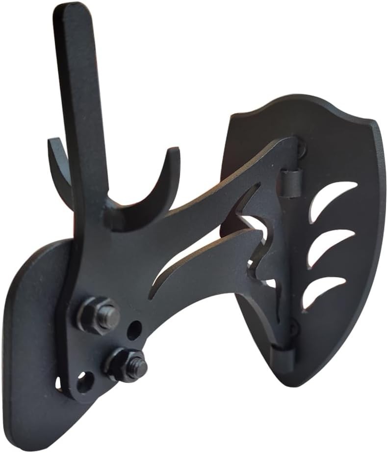 Dorighary European Deer Skull Hanger Little Trophy Mount Kit for Taxidermy Black