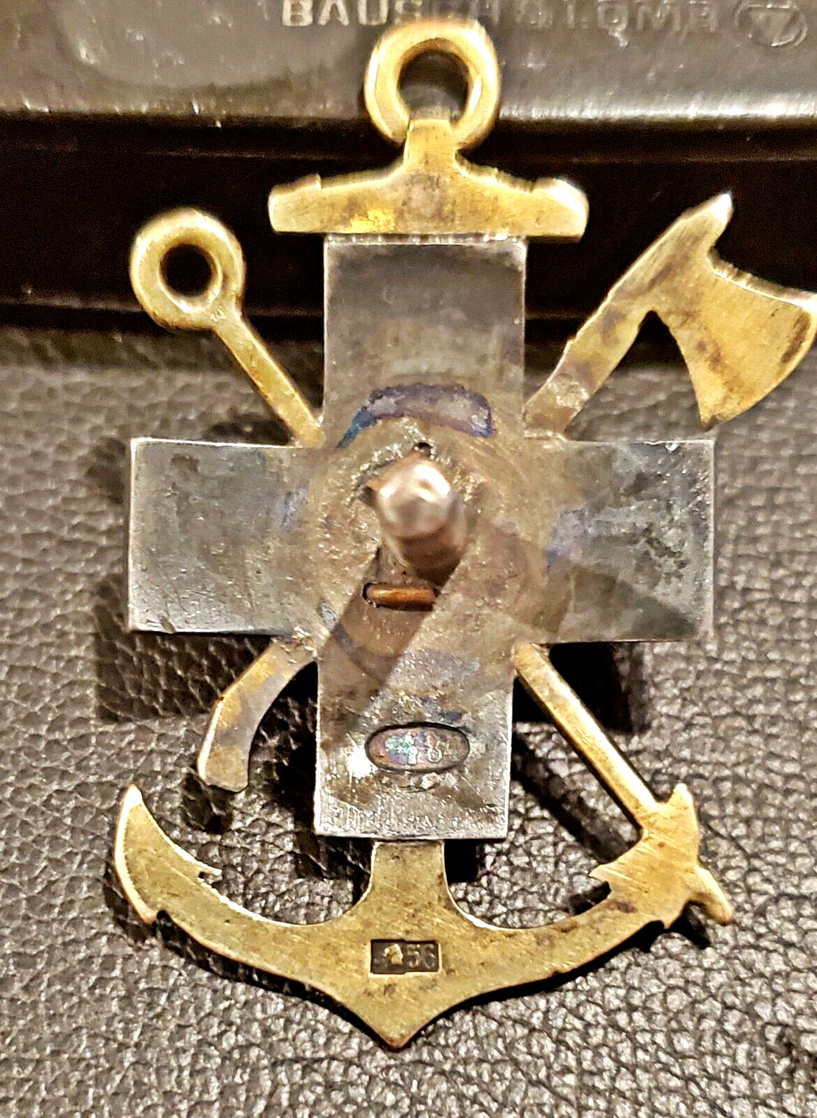 IMPERIAL RUSSIA BADGE OF SOCIETY OF THE BLUE CROSS ~ GOLD & SILVER ~ HALLMARKED