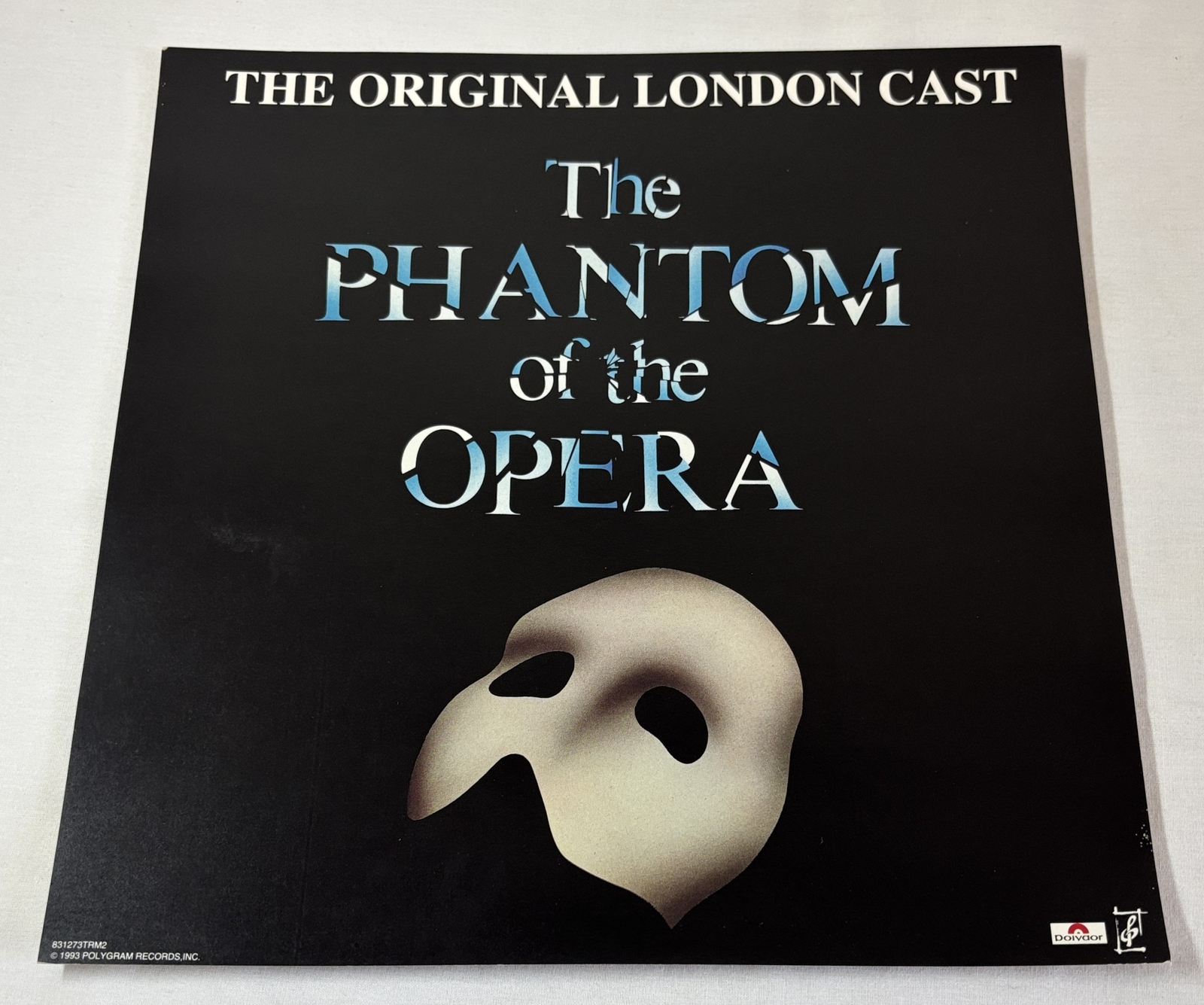 1993 12x12 inch DS promo flat poster ~ PHANTOM OF THE OPERA Original London Cast