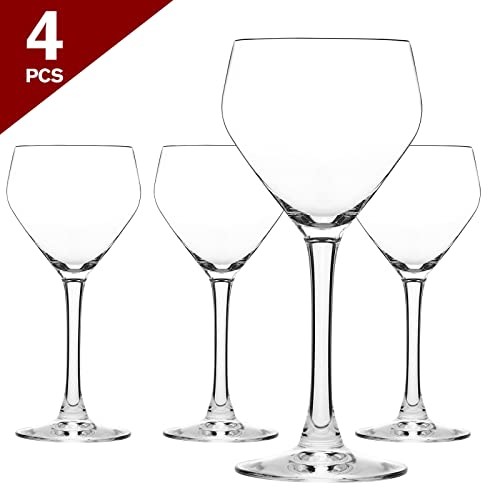 Nick & Nora Glasses Cocktail Glasses Set of 4, Hand Blown Premium Crystal