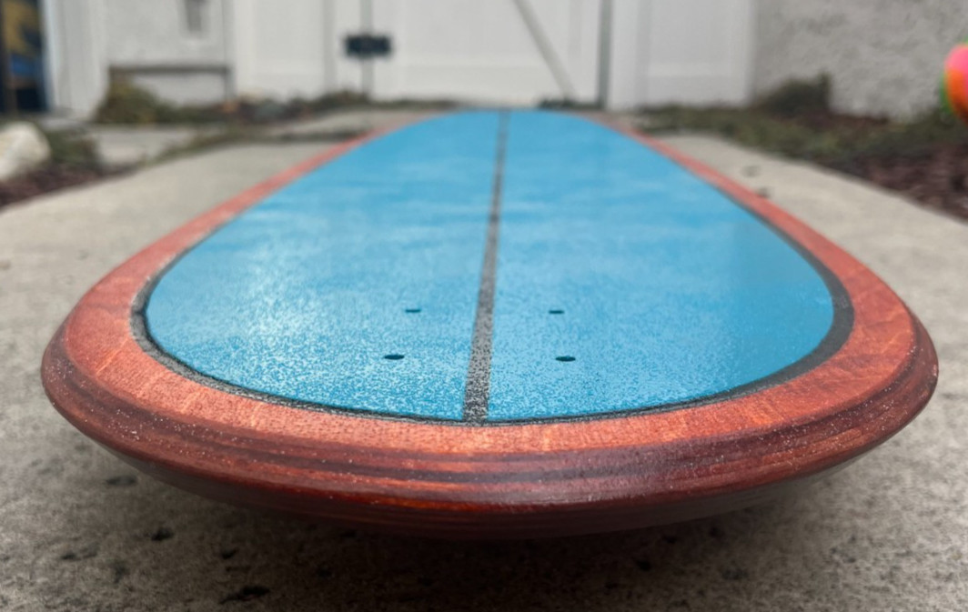 BIRCH 60" LOG Cruising Longboard Skateboard - DECK ONLY made in California