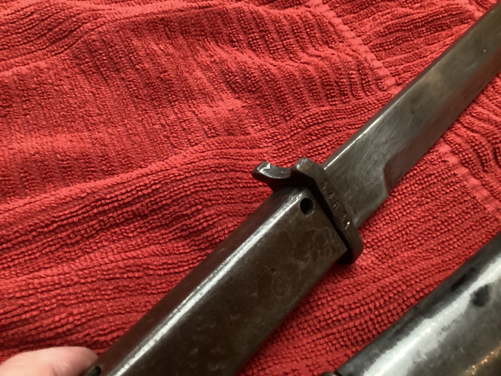 German Bavarian WWI Ersatz Bayonet Used Military Collectible