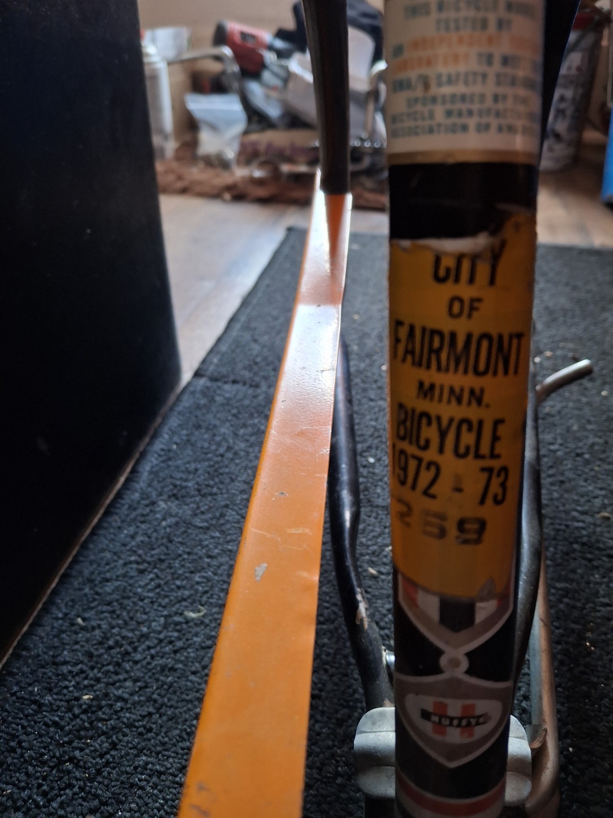 Huffy Muscle Bike 20" Frame Set Og Paint Cheater Slick Dragster Gremlin